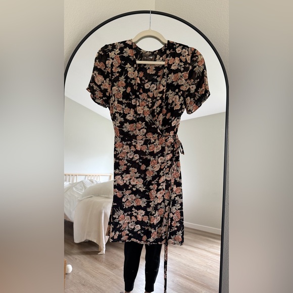 Floral “Dime” Wrap Dress - Worn Once - Picture 2 of 5